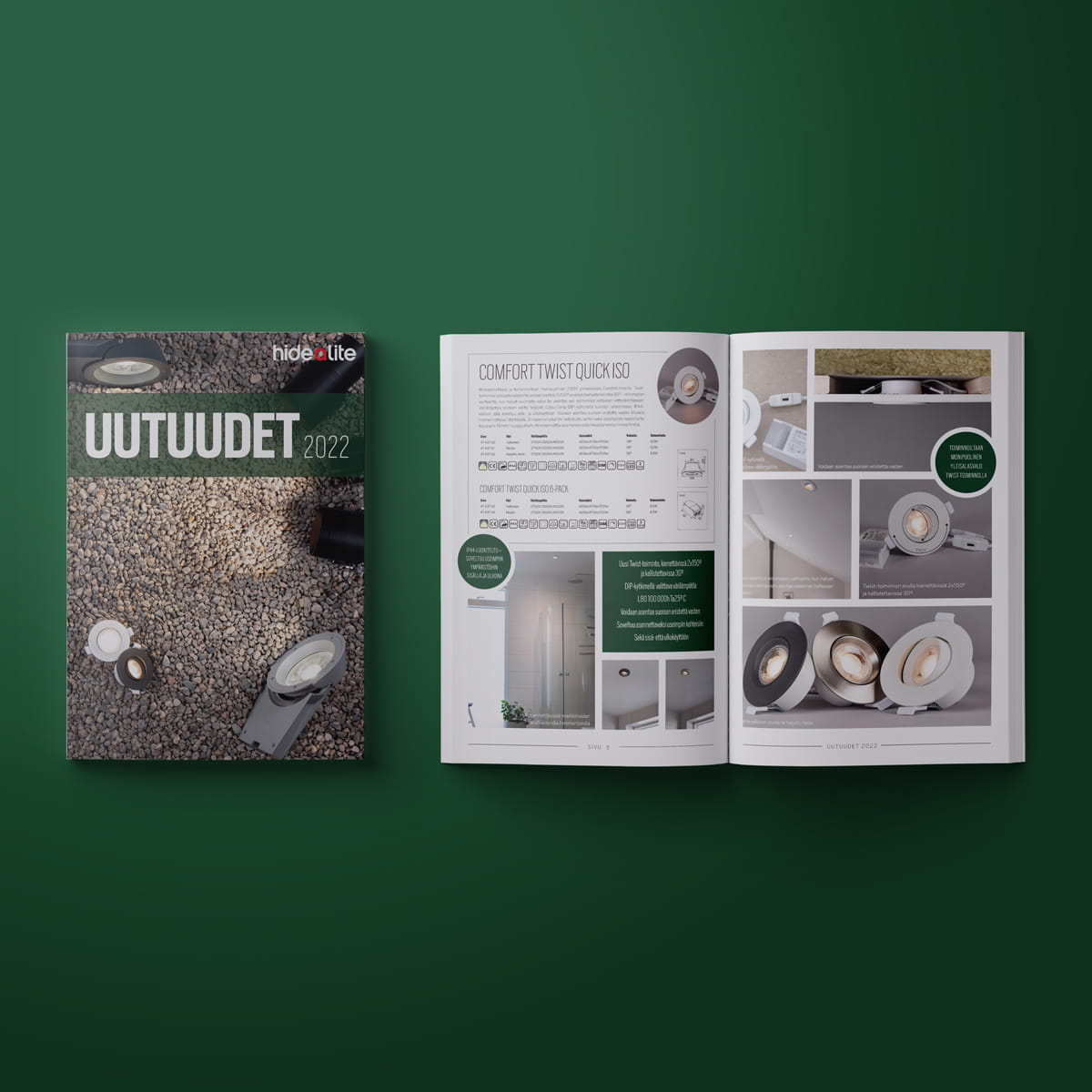 Hide-a-lite Uutuudet 2022 -esite