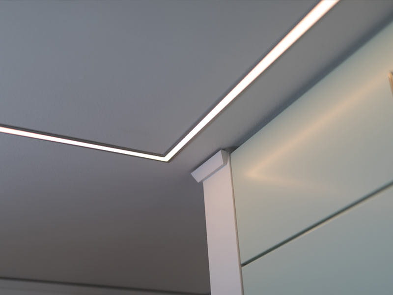 Ledstrip som sitter i taket