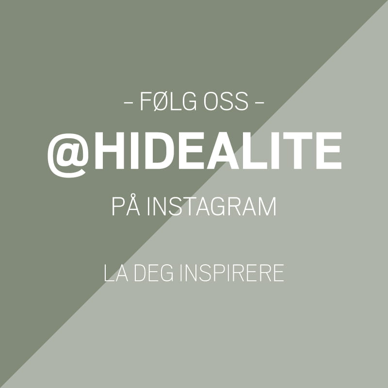 følg oss på instagram @hidealite