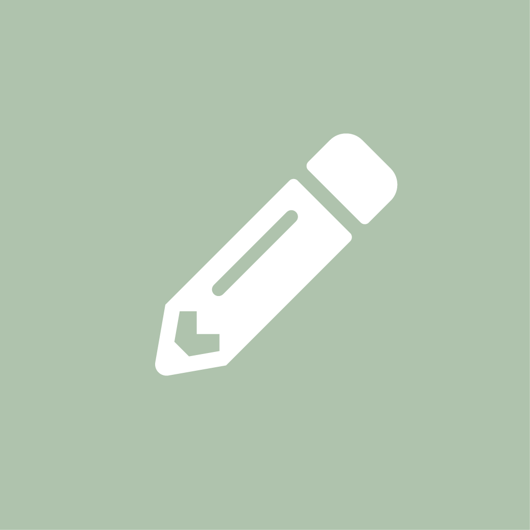 På ljusgrön bakgrund kan du se ikonen för "fråga oss en fråga".