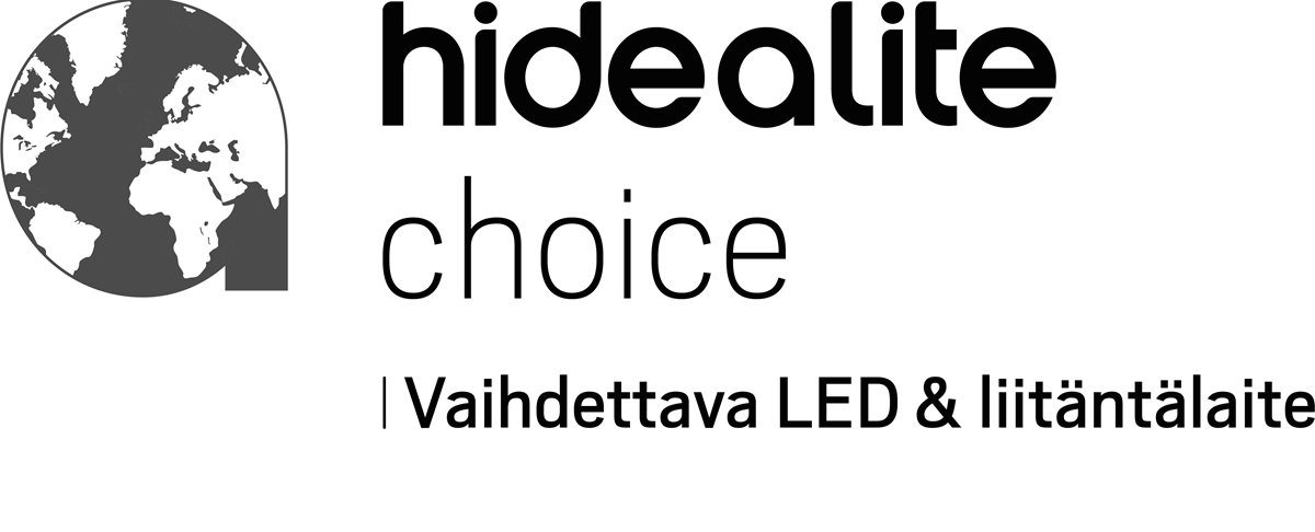 Hide-a-lite choice vaihdettava LED