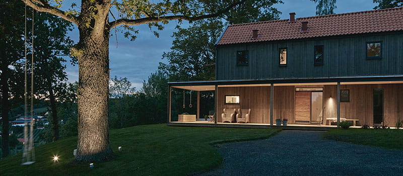 Villa Ekhöjden valaistussuunnittelu