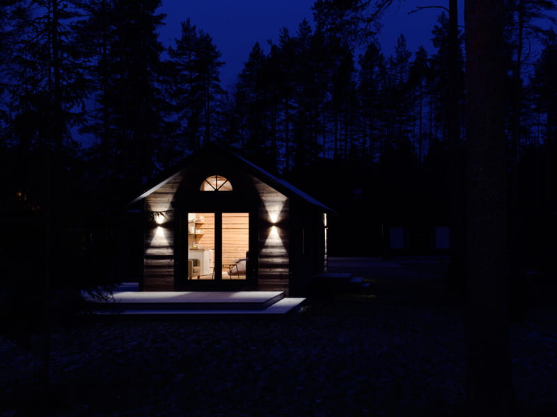 Pihasaunan valaistus