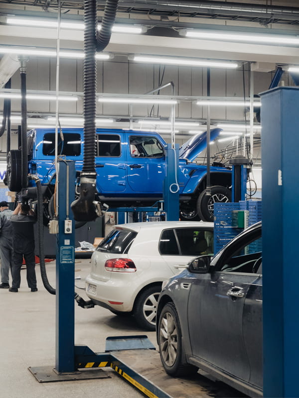 Työhallin valaistus