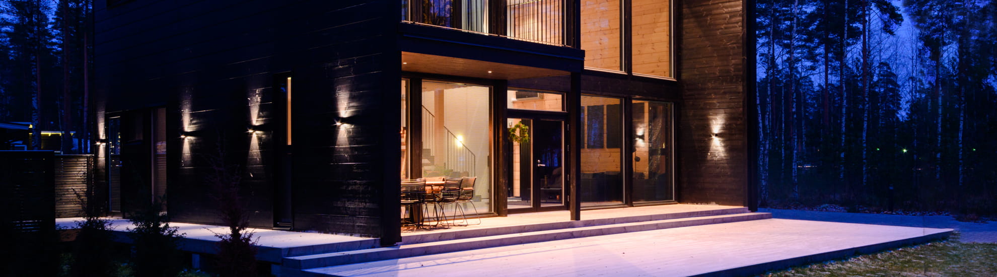 Vapaa-ajan asunnon ja mökin valaistus