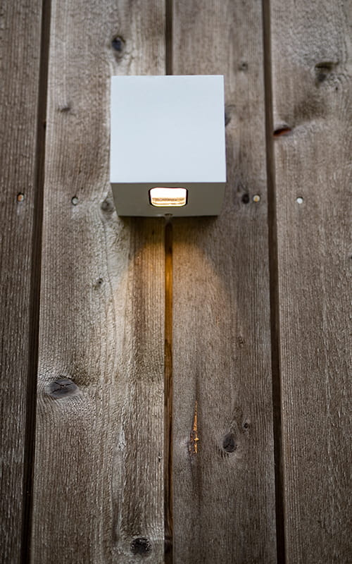 The luminaire Cube from Hidealite at home at Johanna Haglund, Design Of.