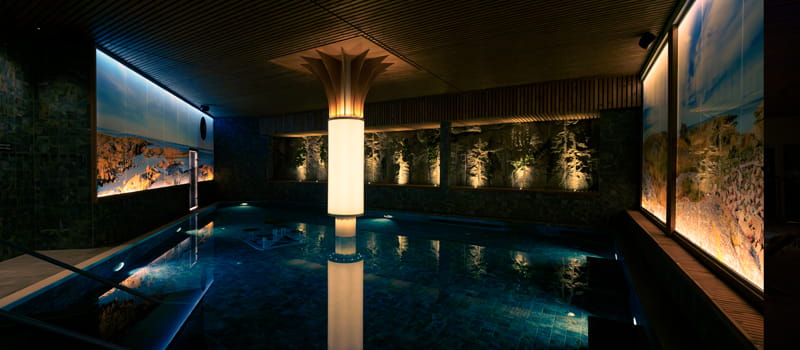 Kylpylän valaistus Hide-a-lite