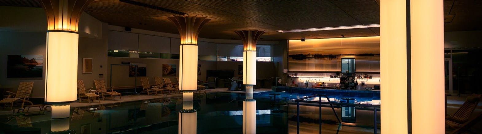 Kakola Spa kylpylän valaistus