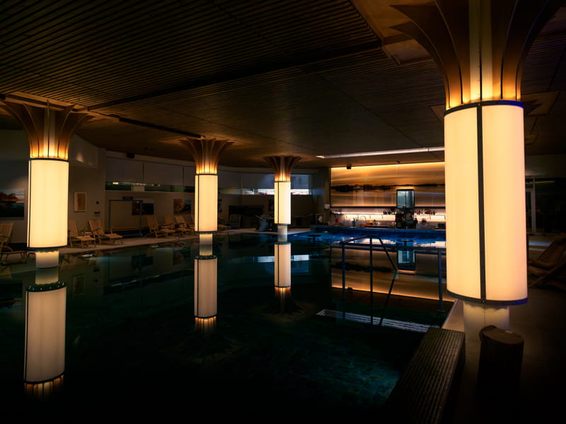 Kakola Spa kylpylän valaistus