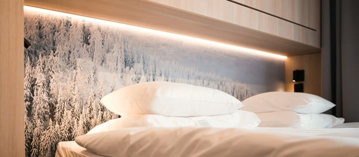 Hotellihuoneen valaistusprojekti