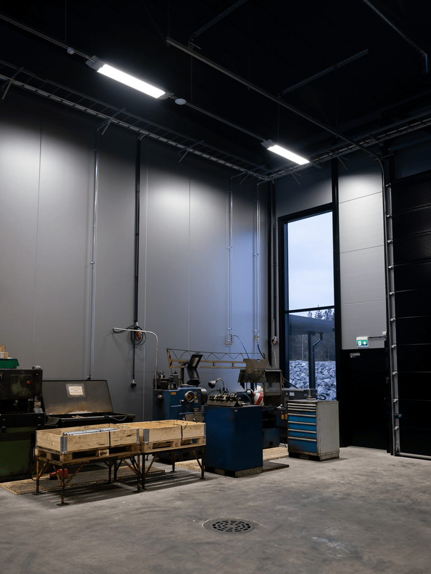 Tuotantotilojen valaistus