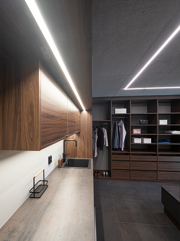 Kodinhoitohuoneen valaistus