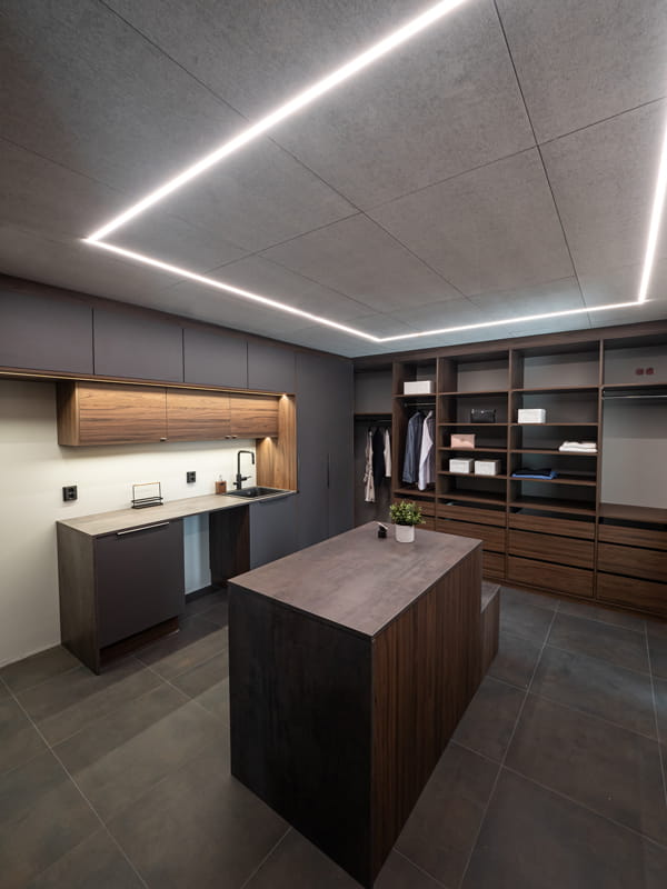 Kodinhoitohuoneen valaistus