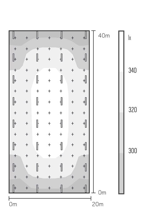 valaistussuunnitelma halliin 