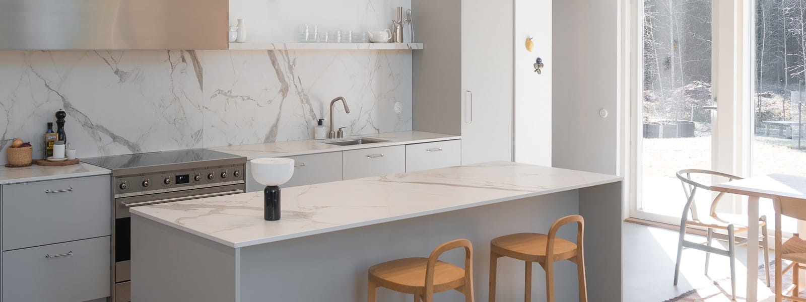 Villa Wood keittiö valaistus