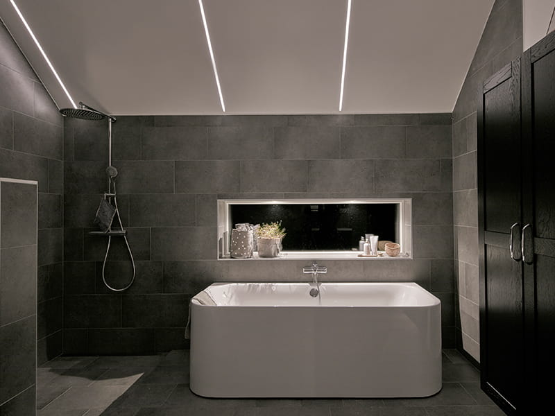 Infälld led belysning badrum Infälld led belysning badrum