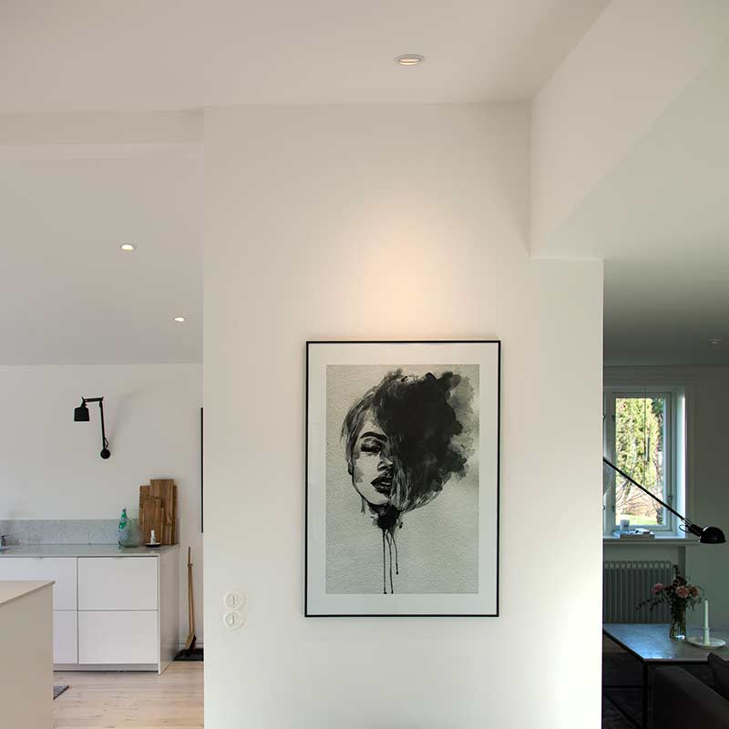 Olohuoneen valaistus