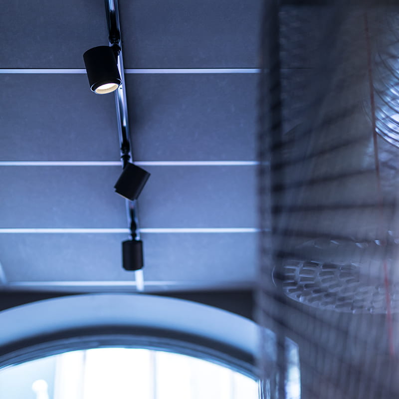 Focus Track Mini from Hidealite placed in a public environment.