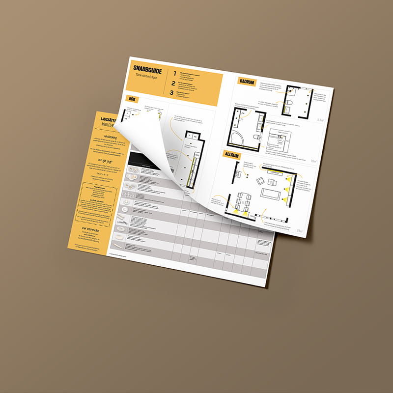 A quick guide for lighting in home environment.