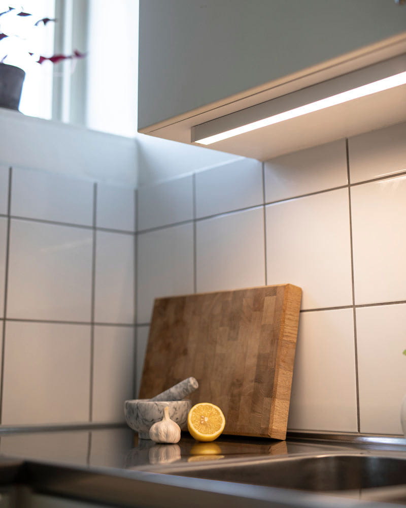 keittiön välitilan valaistus