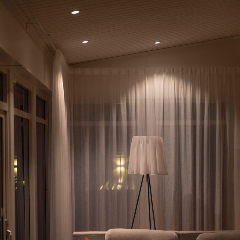 tunnelmavalaistus olohuoneeseen 