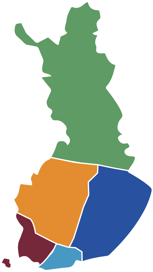 HAL kartta Suomi