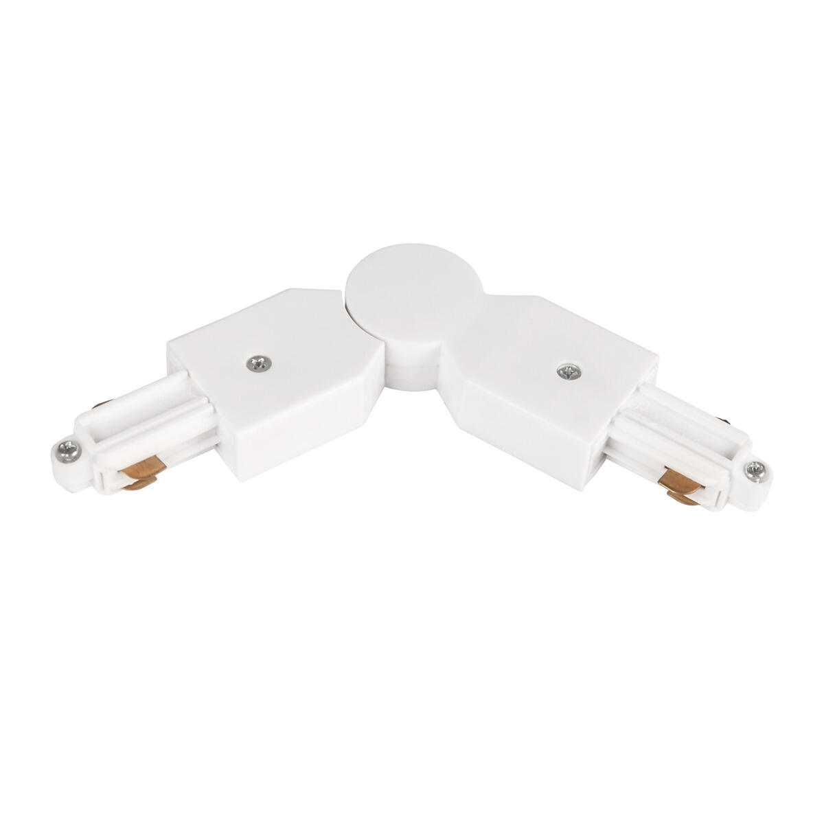 Adjustable corner connector LiteTrac 1-phase White