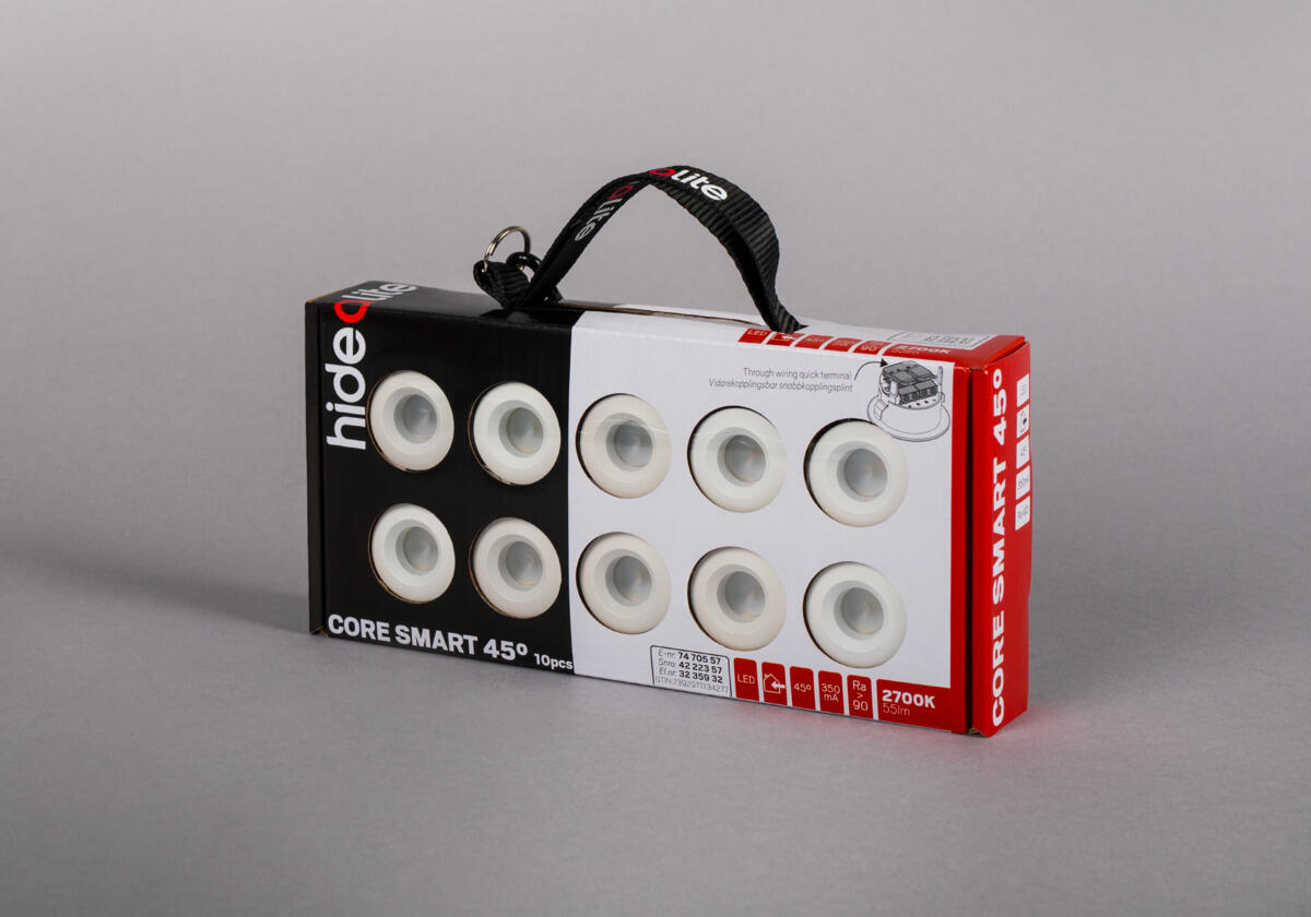 Core Smart 45° 10 pack White 3000K