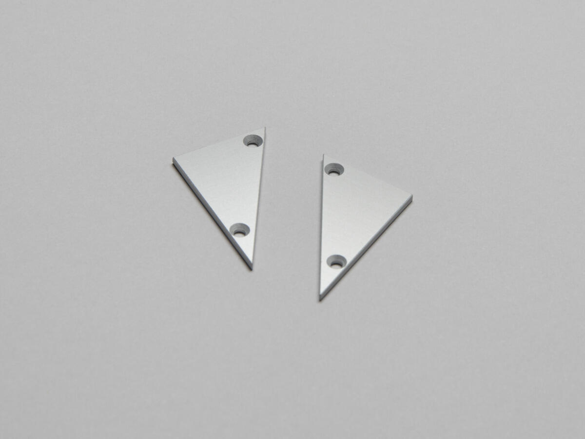 End Piece Wedge Alu 2 pcs
