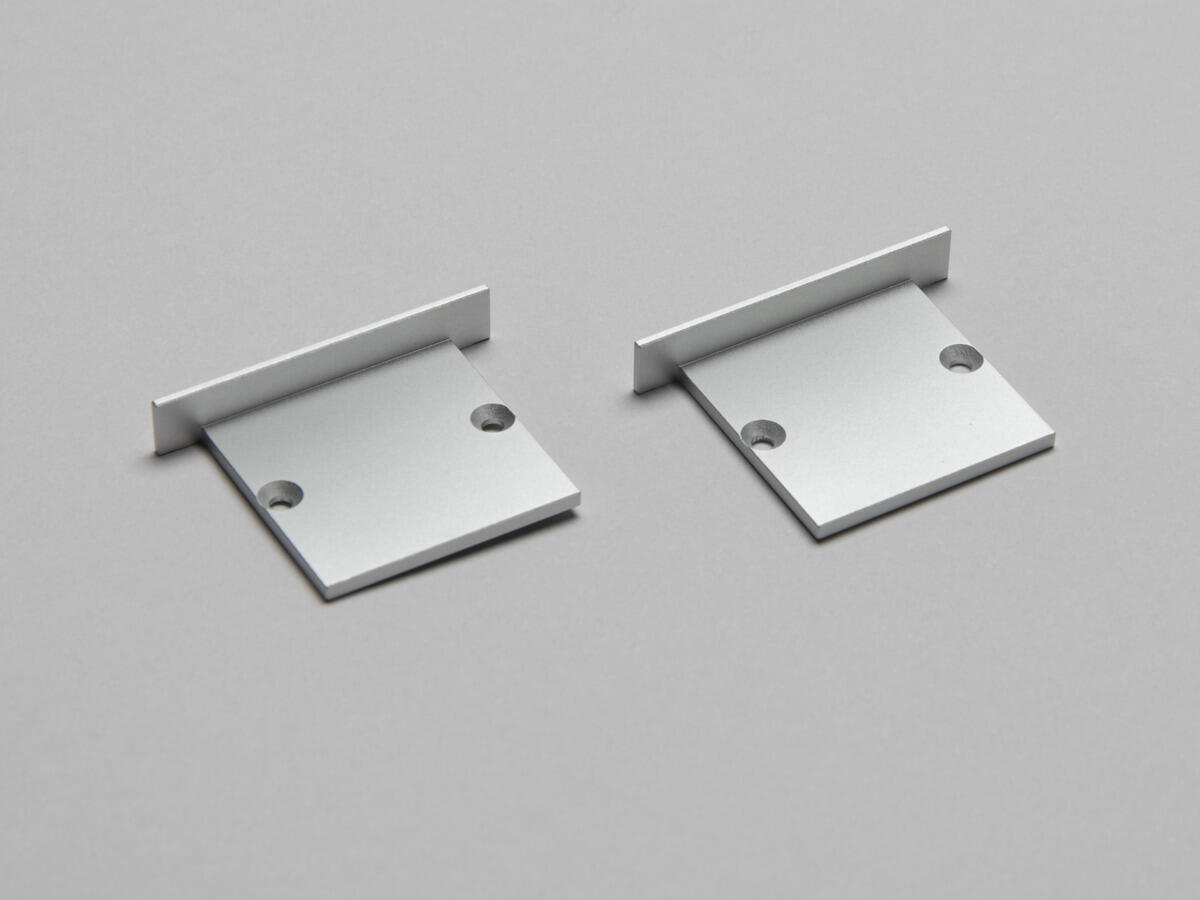 End cap 30x30 Recessed Alu 2pcs