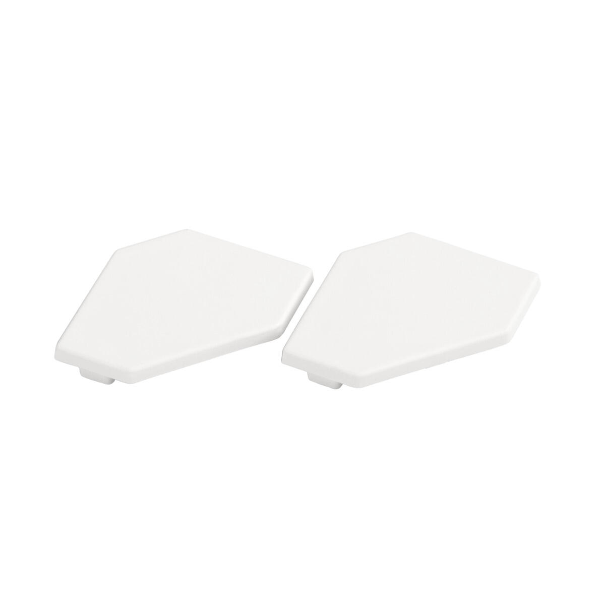 Endestykke Art Corner Hvit 2stk