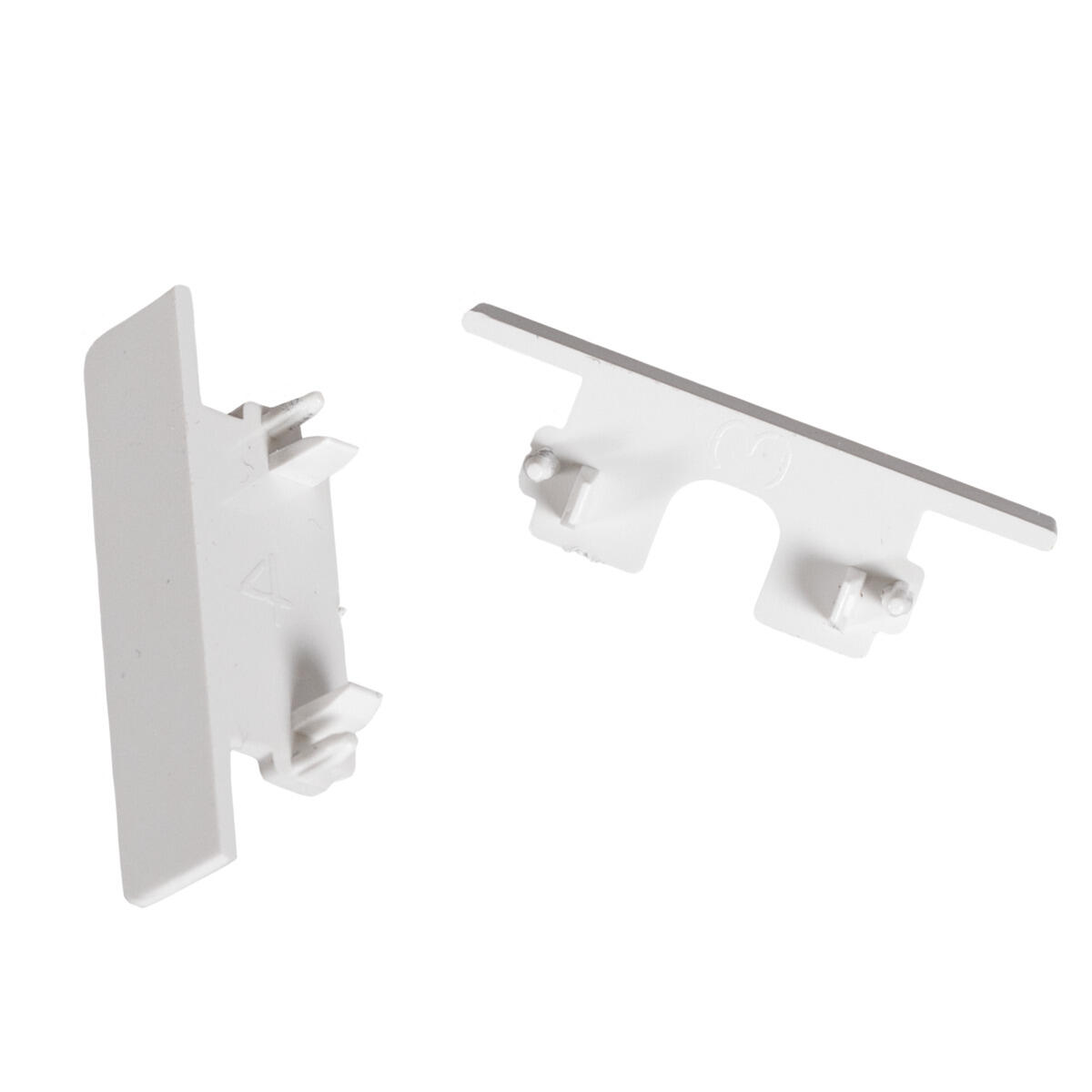 End capl Art Thin White 2pcs