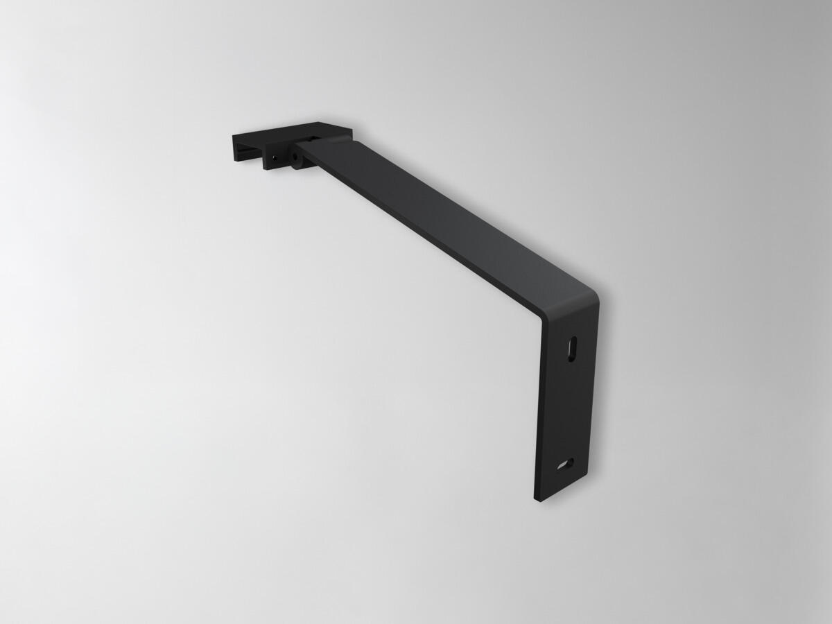 Kannatinvarsi Profiili 19mm Musta 2 kpl