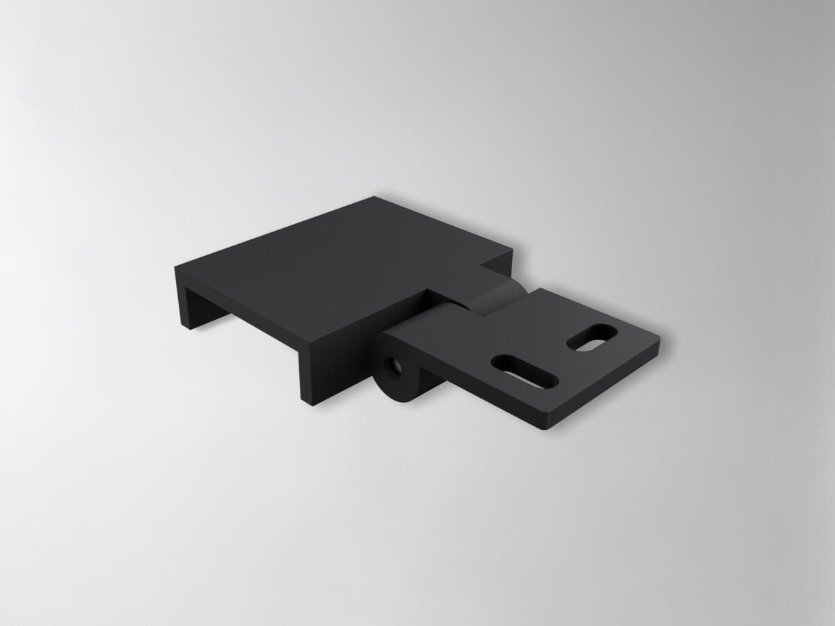 Angle bracket Profile 27-32mm Black 2 pcs
