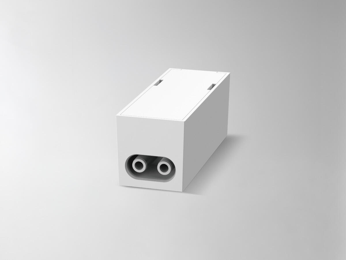 Flexline Connection w/o switch male White