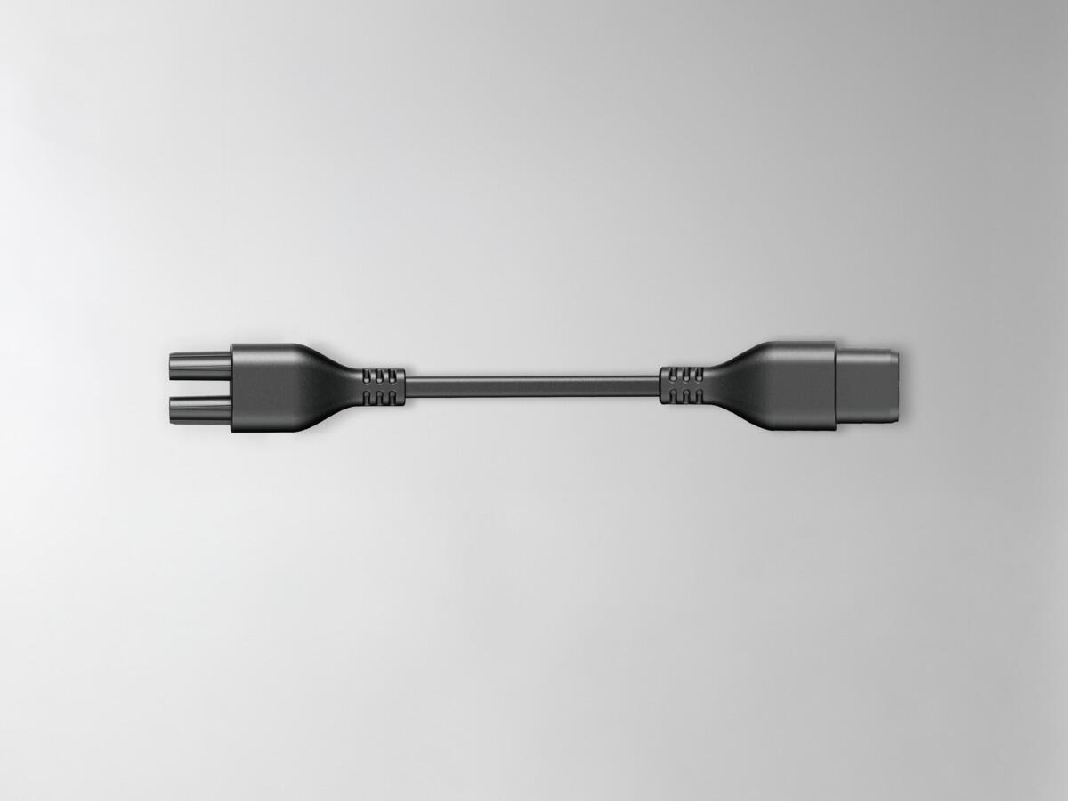 Flexline Extension Cable Straight 10cm Black