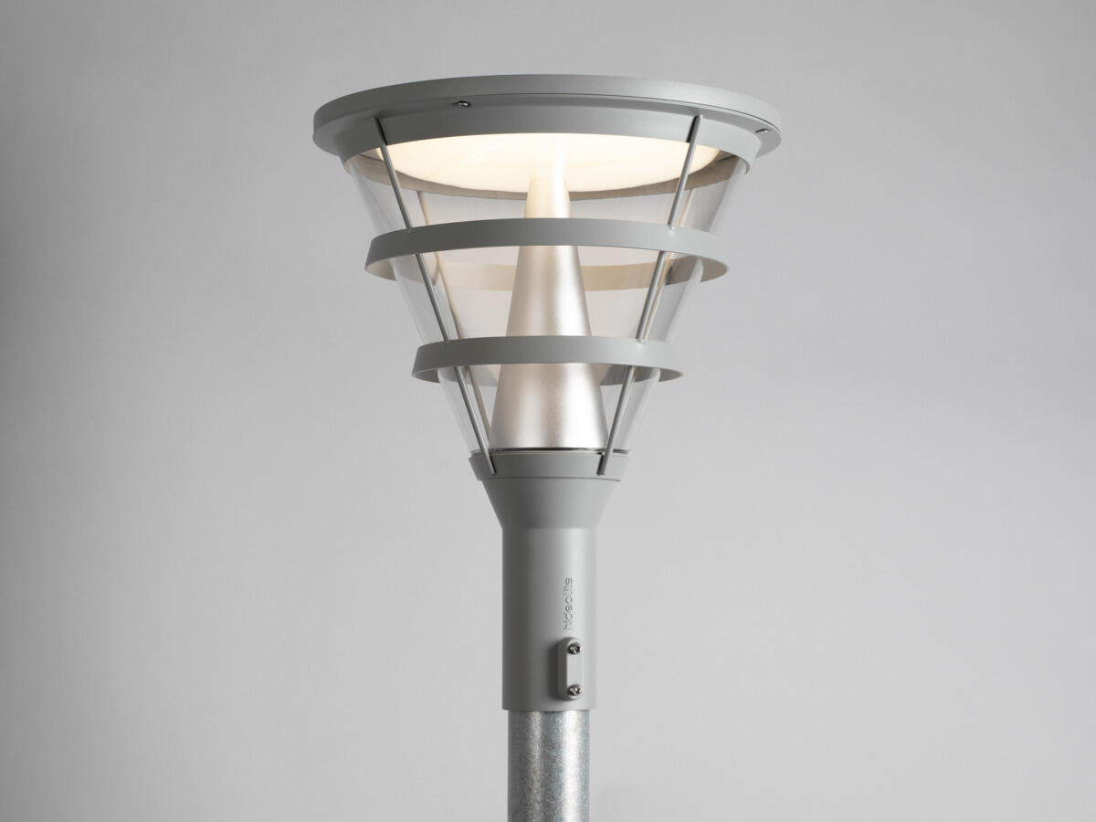 Pave Post Deco II Grå