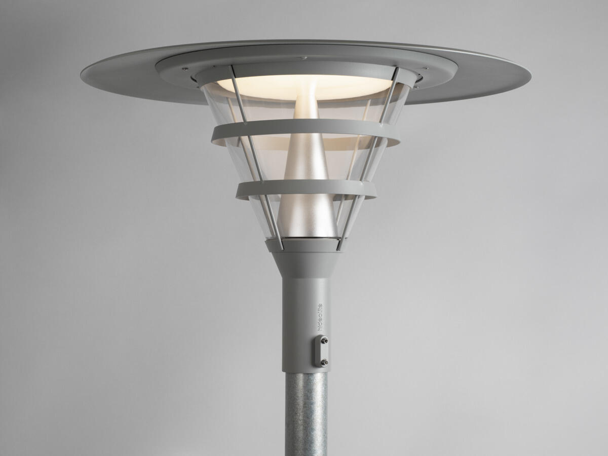 Pave Post Top Deco II Harmaa