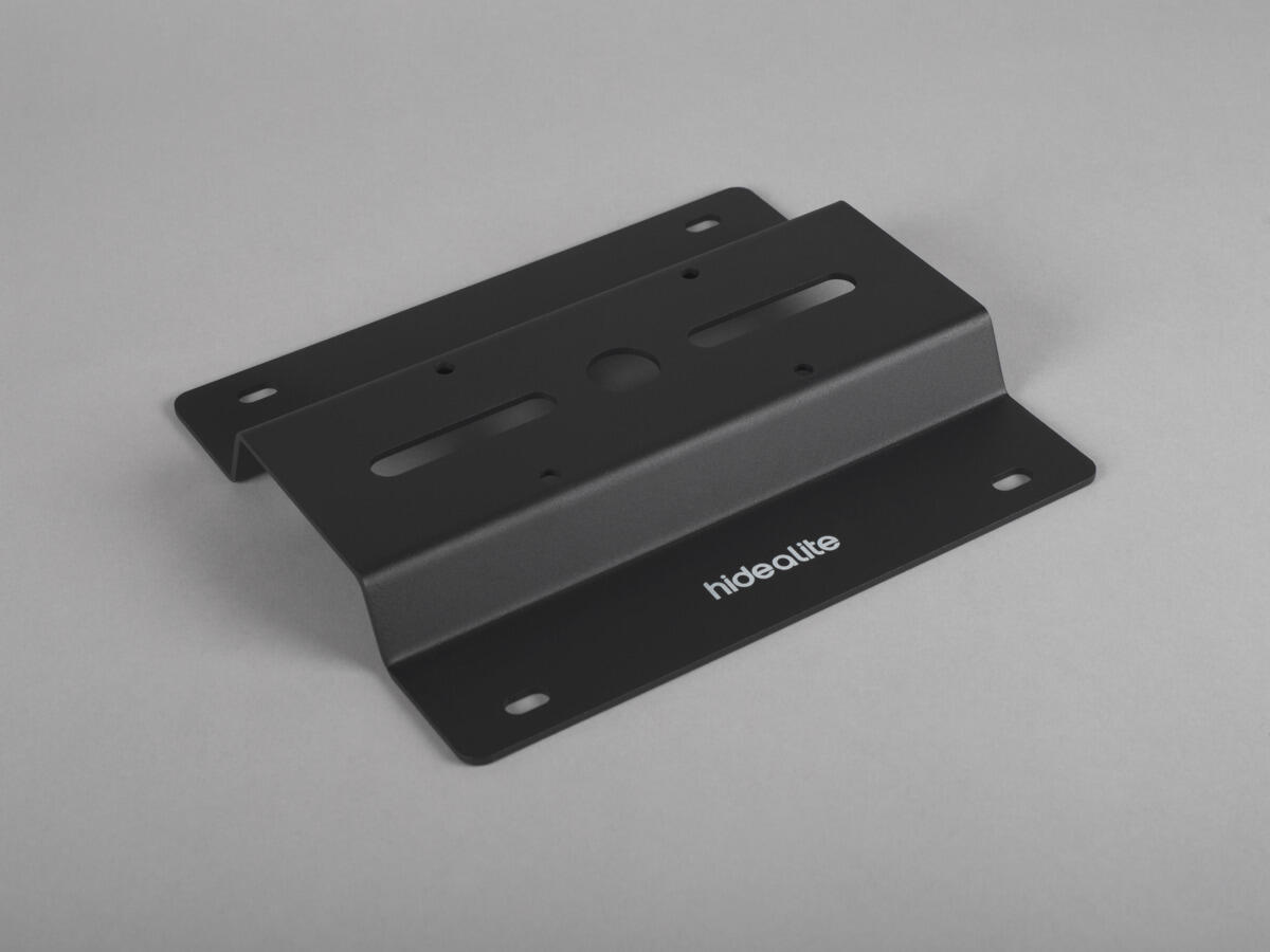 Monteringsplade Sort