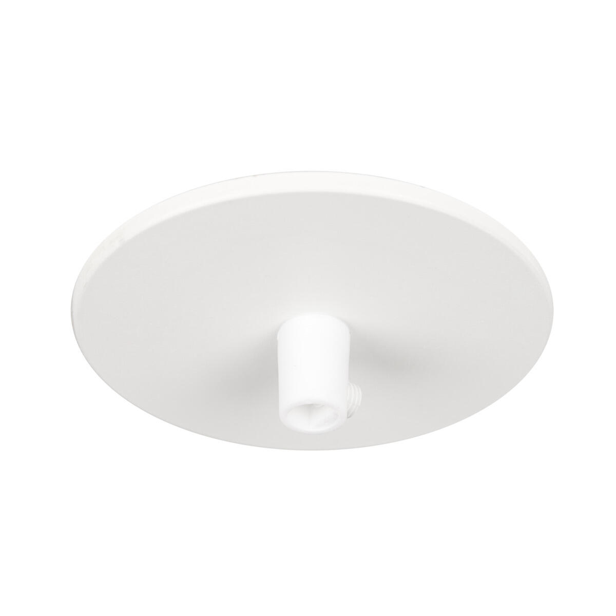 Ceiling cup recessed w. spring White