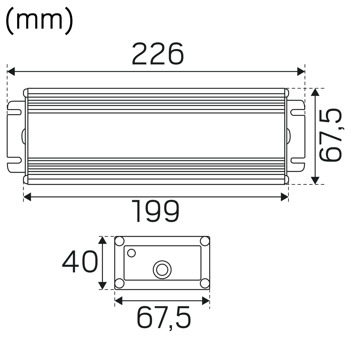 LED-trafo LXV IP67 - Hidealite