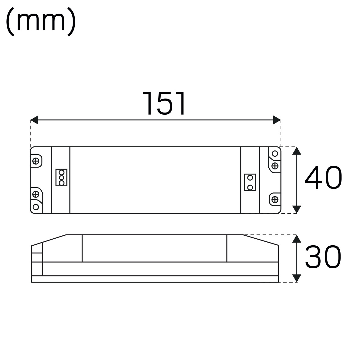 SLF SLT30-12VLG: Transformateur LED, 30 W, 12 V c.c., 2 500 mA chez  reichelt elektronik