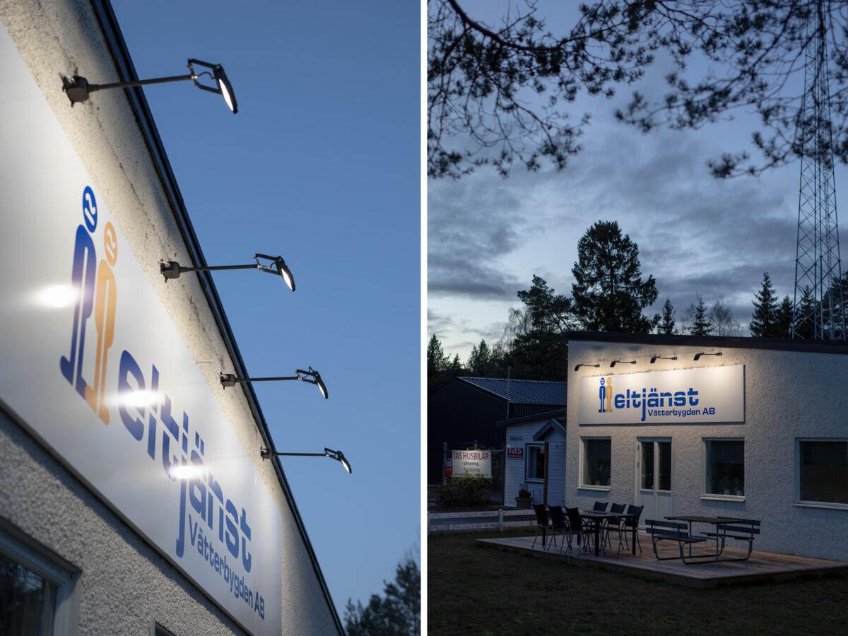 Kiinnitysvarsi kyltin valaistukseen