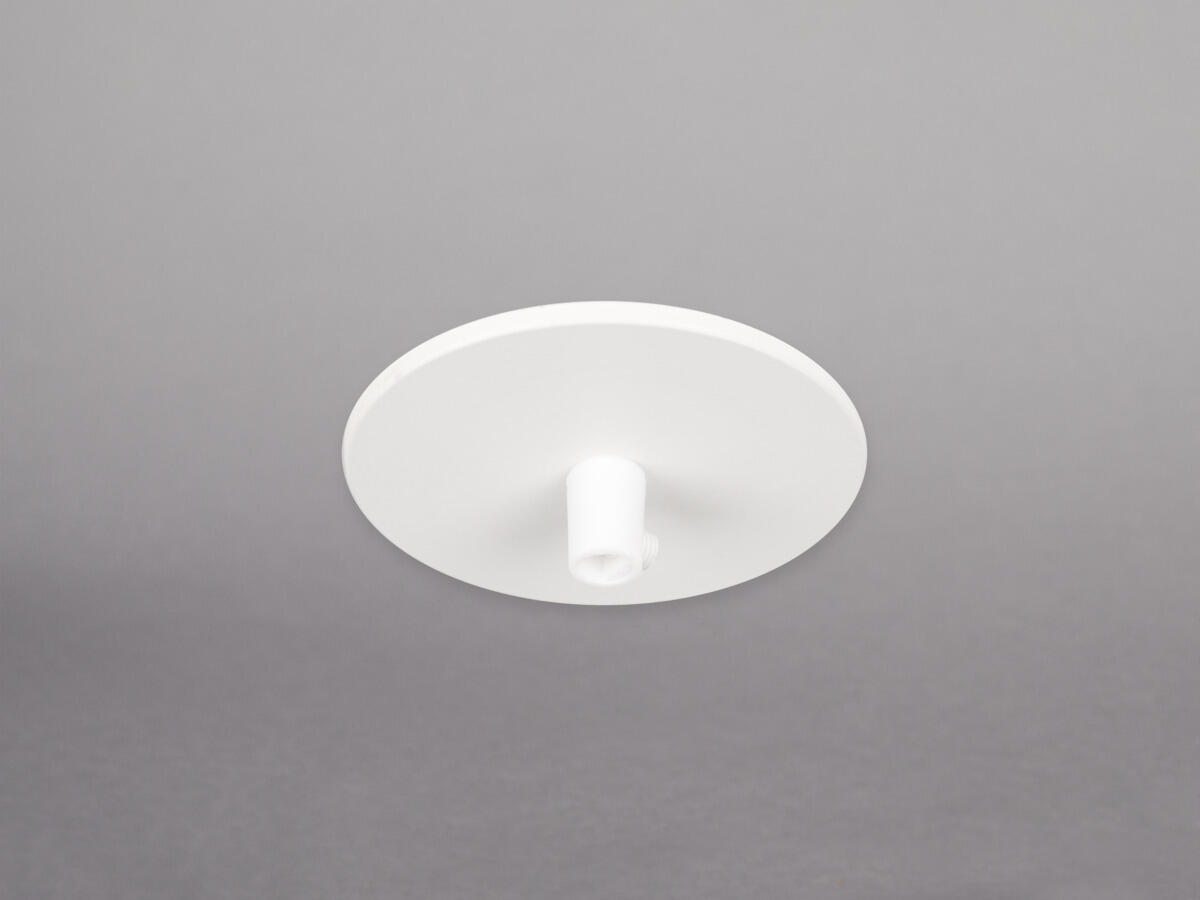 Ceiling cup recessed w. spring